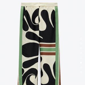 ZARA wide-leg pants and blouse, matching set, co-ord set, vintage vibes